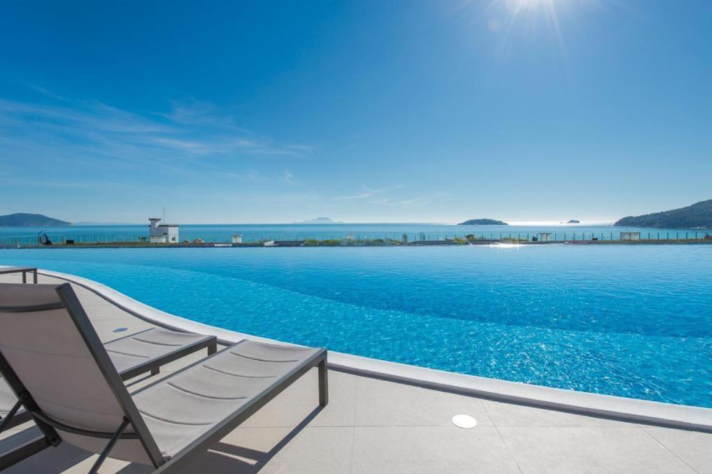 Apartamento maravilhoso com piscina e vista mar Mirante Home Club Florianopolis Exterior foto